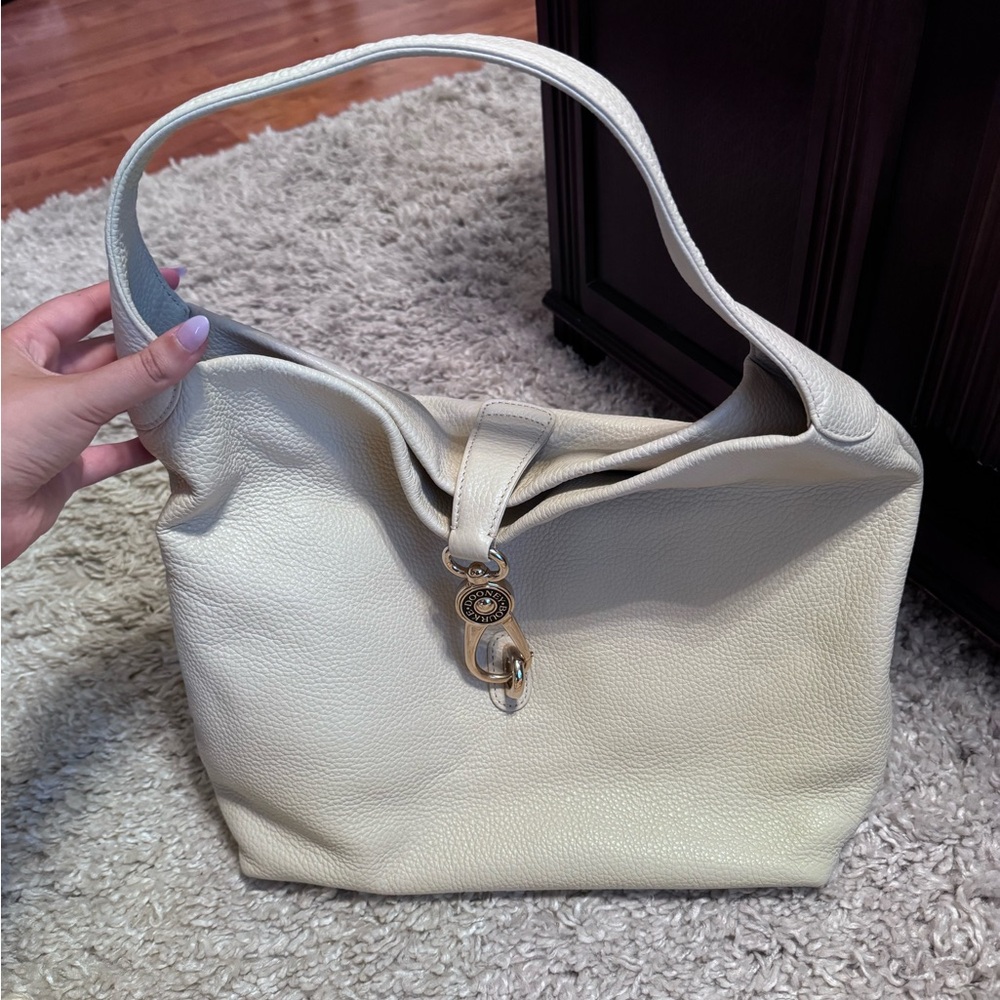 Dooney & Bourke Lucca Leather Logo Lock Hobo